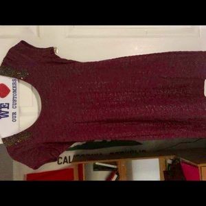 Free people maroon dress